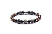 Armband Antracite Classic in Halbedelsteine C82 CUBA